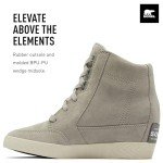 Sorel Women's Out 'N About Wedge Boots, Dove/Quarry, 7.5 M US