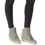 Sorel Women's Out 'N About Wedge Boots, Dove/Quarry, 7.5 M US