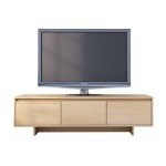 Nexera 60-Inch Tv Stand with Storage, Tan, 60-Inch