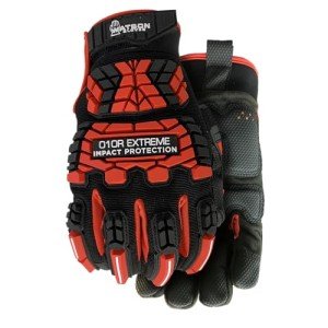 Watson Gloves X-Large Multipurpose Impact Resistant Work Gloves, Red