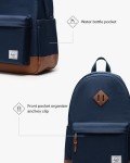 Herschel Unisex Herschel Heritage Backpack Backpack, Navy/Tan, One Size, Casual