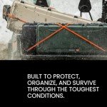 NANUK 918 Hard Case with 3 UP Custom Foam Insert, IP67 Waterproof & Crushproof, Rugged Construction for Ultimate Protection, Made in Canada – Black (16.9” x 12.9” x 9.3”)