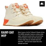 Sorel Women's Out N About III Classic Waterproof Boots - Bleached Ceramic, Optimized Orange - Size 10