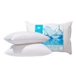 Canadian Down & Feather Co. - 2 Pack Soft Support White Goose Down Pillow Queen Size - 260 TC Shell 100% Cotton - Filled in Canada