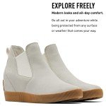 Sorel Women's Out 'N About Slip-On Wedge II Boot - Chalk, White - Size 11