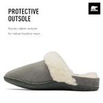 SOREL Women's Nakiska Slide ll Slipper - Quarry, Grill - 8