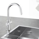 GROHE 31251002 Blue Professional Kitchen Faucet Starter Kit, Starlight Chrome