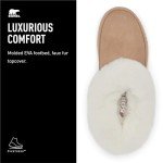 SOREL Women's Go Coffee Run Slipper - Tawny Buff, Natural - 8