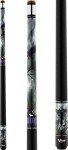Viper by GLD Products Underground 58" 2-Piece Billiard/Pool Cue, The Raven, 19 Ounce,Black,50-0650-19