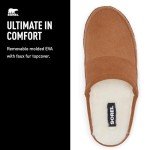 SOREL Men's Falcon Ridge ll Scuff Slipper - Elk, Gum 10 - 13