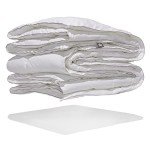Canadian Down & Feather Co. - All Season Gel Microfiber Down Alternative Duvet Comforter Full/Double Size - Machine Washable - 300 TC Shell 100% Cotton - Oeko TEX Certified