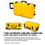 Nanuk 935 Waterproof Carry-On Hard Case with Wheels Empty - Yellow - Made in Canada