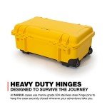 Nanuk 935 Waterproof Carry-On Hard Case with Wheels Empty - Yellow - Made in Canada