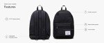 Herschel Supply Co. Classic Backpack, Black (New), 26L