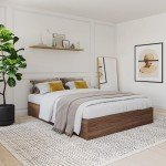 Nexera 3-Drawer Storage Bed Frame, Brown, Full