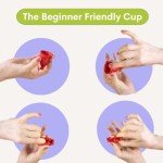 Bfree Menstrual Cup - Reusable Period Cup Leak-Free Eco-Friendly Tampon/Pad Alternative Feminine Hygiene Product for Menstruating Teens, Women