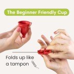 Bfree Menstrual Cup - Reusable Period Cup Leak-Free Eco-Friendly Tampon/Pad Alternative Feminine Hygiene Product for Menstruating Teens, Women