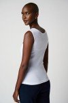 Joseph Ribkoff Womens Square-Neck Cami Style 143132J Color White Size 06