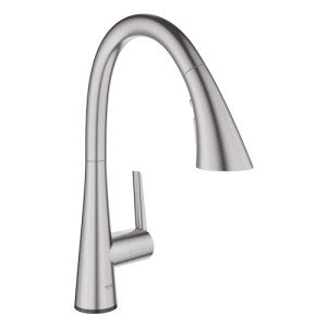 Grohe 30205DC2 Ladylux L2 Touch Single-Handle Kitchen Faucet, Brushed Nickel Infinity Finish