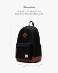 Herschel Supply Co. Heritage, Black/Tan, Standard-24L