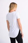 Joseph Ribkoff Womens Classic Tee Style 183220J Color White Size 20