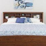 Prepac King Bookcase Headboard, Cherry
