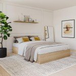 Nexera 3-Drawer Storage Bed Frame, Beige, Queen