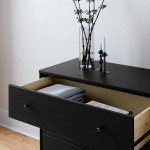 Prepac Finnley 3-Drawer Nightstand in Black Oak, Extra-Wide Bedside Table with Storage, Modern End Table for Home, Bedroom, Living Room, 16" D x 31" W x 26.75" H
