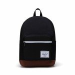 Herschel Supply Co. Pop Quiz Backpack, Black/Tan, One Size, Pop Quiz Backpack