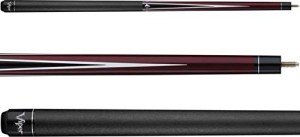 Viper by GLD Products Diamond 58" 2-Piece Billiard/Pool Cue, Maroon, 19 Ounce