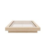 Nexera Marconi Platform Bed Frame, Tan, Queen