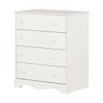 South Shore Furniture, 4 Drawer Chest, Pure White