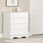 South Shore Furniture, 4 Drawer Chest, Pure White