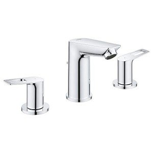 GROHE 20225001 Bauloop, 8-Inch Widespread 2-Handle M-Size Bathroom Faucet 1.2 GPM, Chrome
