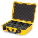 Nanuk 910 Waterproof Hard Case with Foam Insert - Yellow - Made in Canada