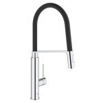 Grohe 31492000 Concetto Professional Single-Handle Kitchen Faucet, Starlight Chrome