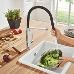 Grohe 31492000 Concetto Professional Single-Handle Kitchen Faucet, Starlight Chrome