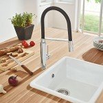 Grohe 31492000 Concetto Professional Single-Handle Kitchen Faucet, Starlight Chrome