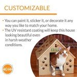 K&H Pet Products Thermo Birchwood Manor Kitty Home Heated Real Birchwood 18 X 16 X 15 Inches