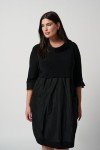 Joseph Ribkoff Womens Sweater Dress Style 173444 Black Size 14