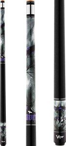 Viper by GLD Products Underground 58" 2-Piece Billiard/Pool Cue, The Raven, 21 Ounce,Black,50-0650-21