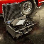 Nanuk Waterproof Hard Case with Wheels and Foam Insert - Orange