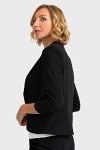 Joseph Ribkoff Womens Essential Blazer Style 143148J Color Black Size 12