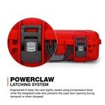 Nanuk 910 Waterproof Hard Case with Foam Insert - Red - Made in Canada