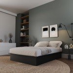 Nexera Valere Platform Bed, Black, Full