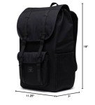 Herschel Supply Co. Little America, Black Tonal, One Size