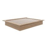 Nexera Malibu Bed Frame, Brown, Queen