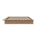 Nexera Malibu Bed Frame, Brown, Queen