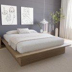 Nexera Malibu Bed Frame, Brown, Queen
