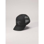 Arc'teryx Bird Curved Brim Trucker Hat | Curved-Brim Performance Trucker, Black, One Size